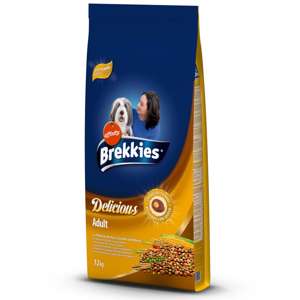 Image of Brekkies Delicious Selección de aves para perros - 12 kg 08410650222455