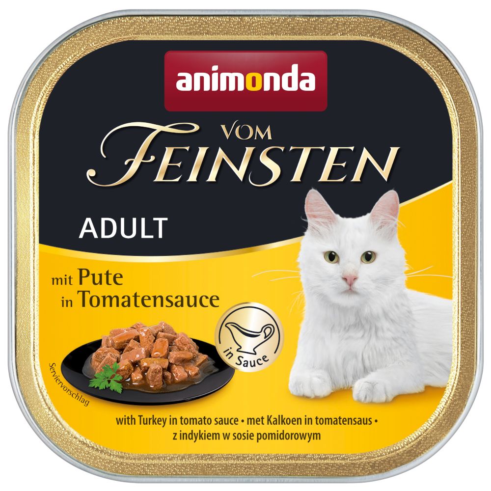 72x 100g Vom Feinsten Adult NoGrain Mix (2 Sorten) animonda Nassfutter für Katzen