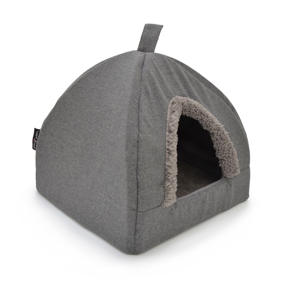Pawz & Pepper Kuschelh�hle Kairo - L 40 x B 40 x H 35 cm - grau