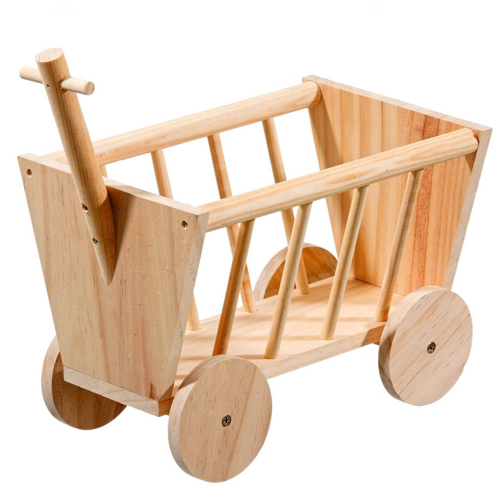 Holzheuraufe Bollerwagen - L 29 x B 19 x H 21 cm