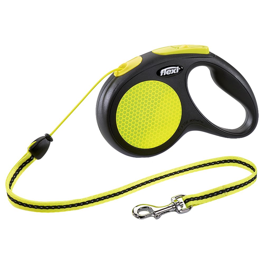 £13.99 flexi New Classic Cord Lead Medium 8m Black Dog / Dog