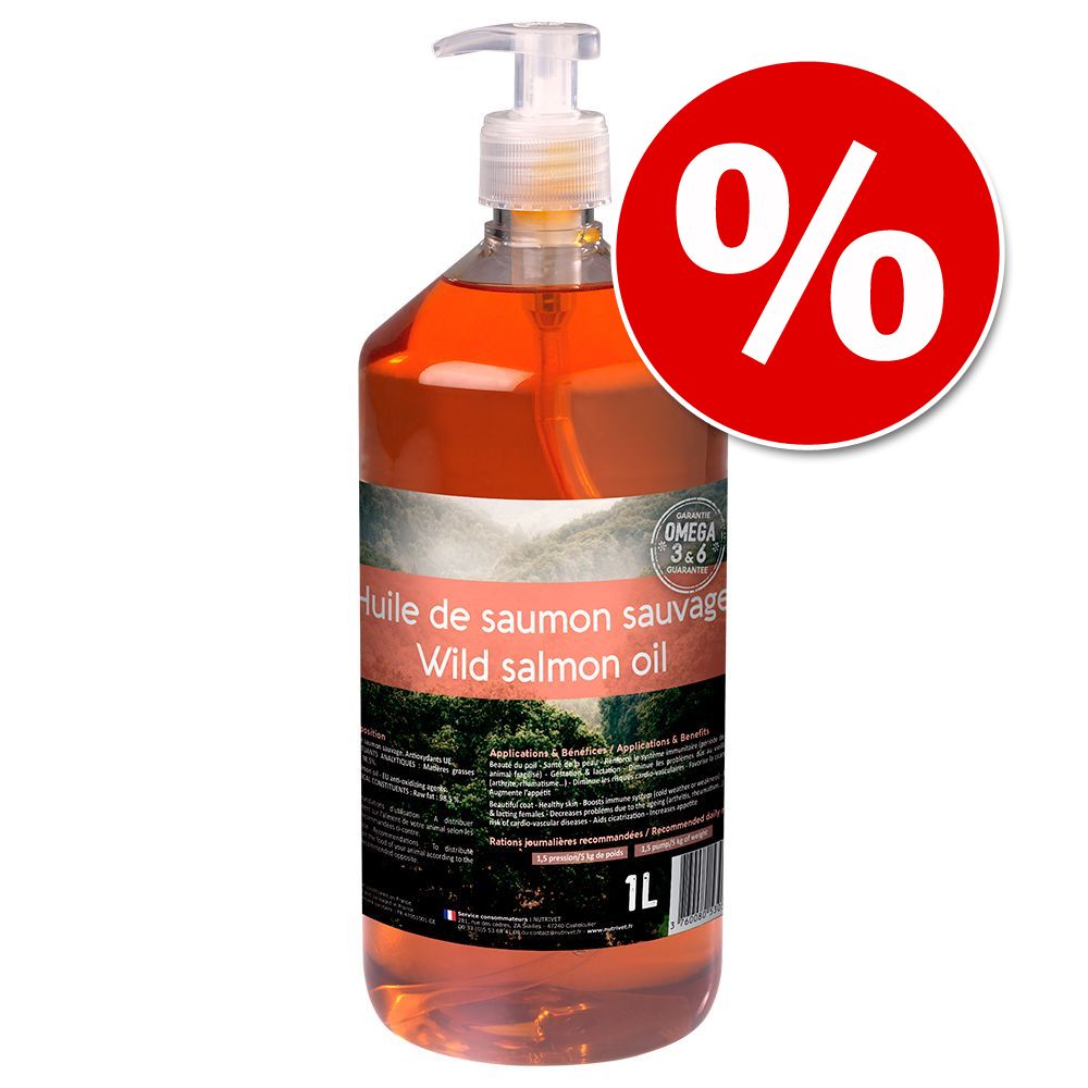 Image of Aceite de salmón Nutrivet ¡con descuento! - 100 ml 03760080533344
