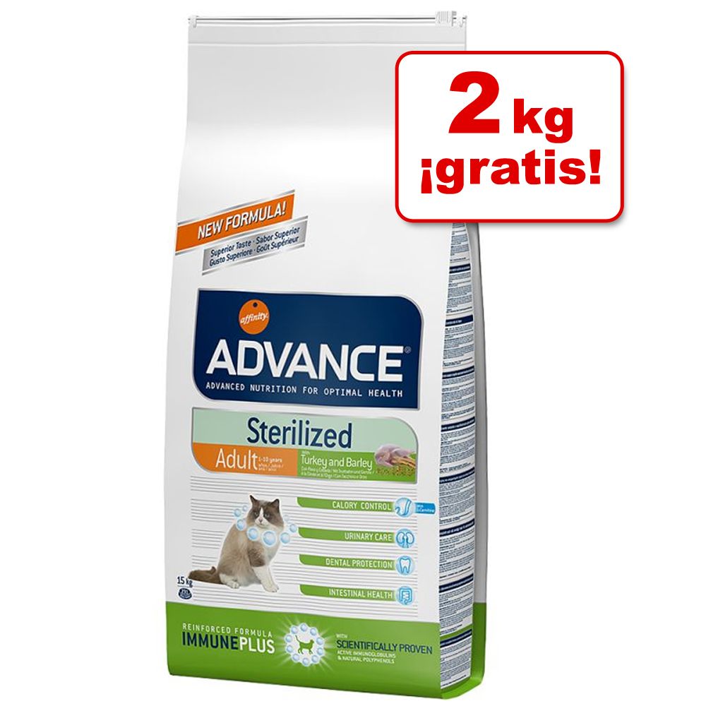 Image of Affinity Advance 10 a 15 kg pienso para gatos en oferta: hasta 2 kg ¡gratis! - Kitten con pollo (13 + 2 kg gratis) 08410650166209