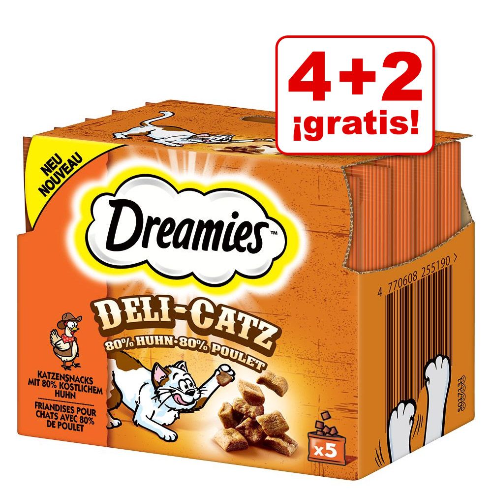 Image of Catisfactions Deli-Catz snacks 6 x 25 g en oferta: 4 + 2 ¡gratis! - Pavo 04770608255237