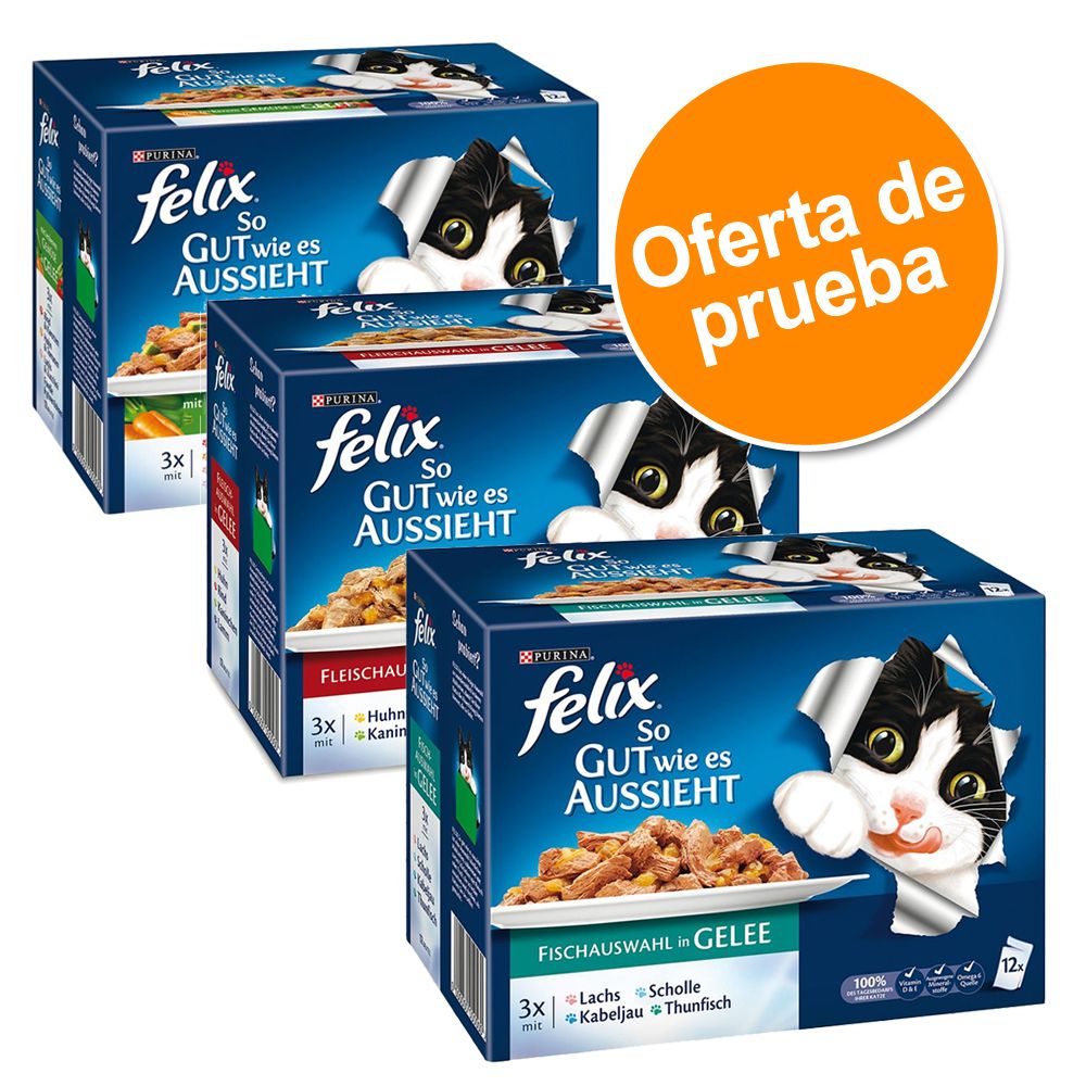 Image of Felix Fantastic comida húmeda para gatos - Pack mixto - 36 x 100 g 07613032290986
