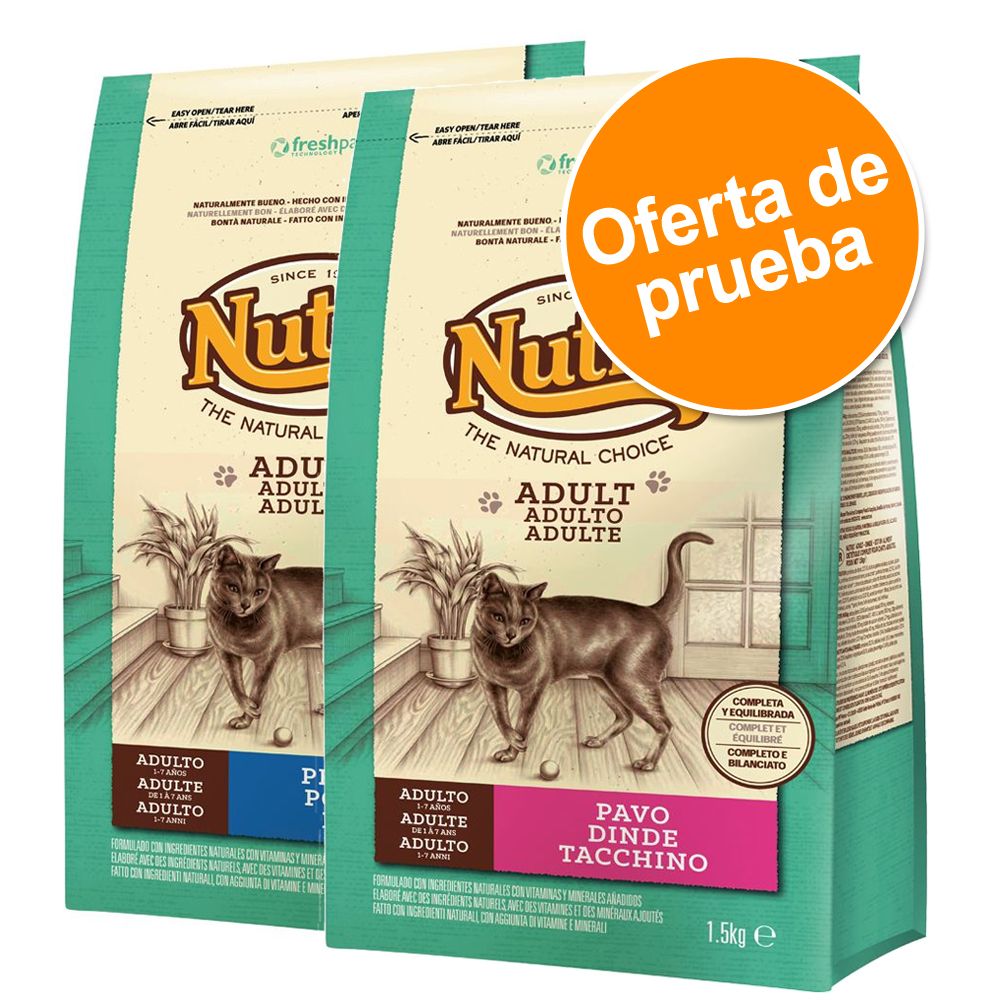 Image of Nutro Natural Choice Adult pienso para gatos - Pack de prueba mixto - 2 x 1,5 kg 05025838088032