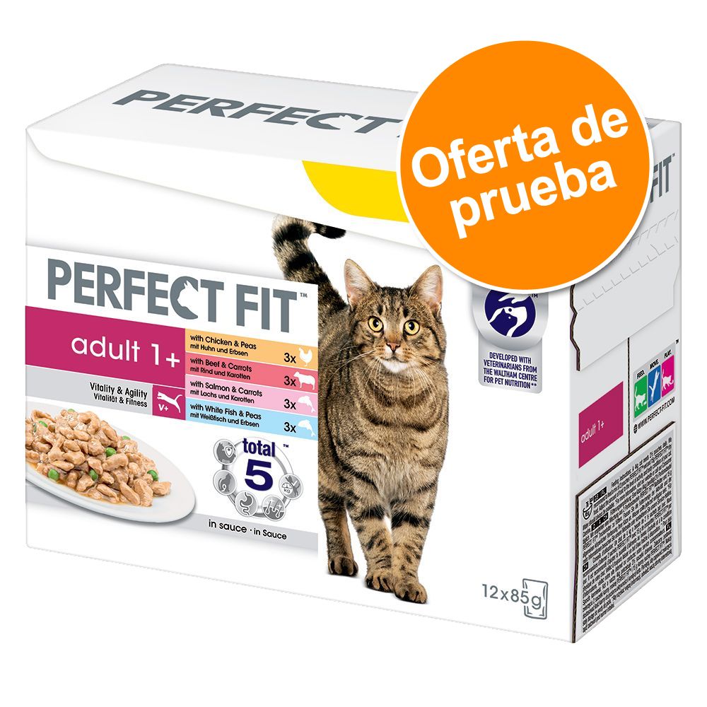 Image of Perfect Fit comida húmeda para gatos - Pack mixto - 12 x 85 g 08410136010507