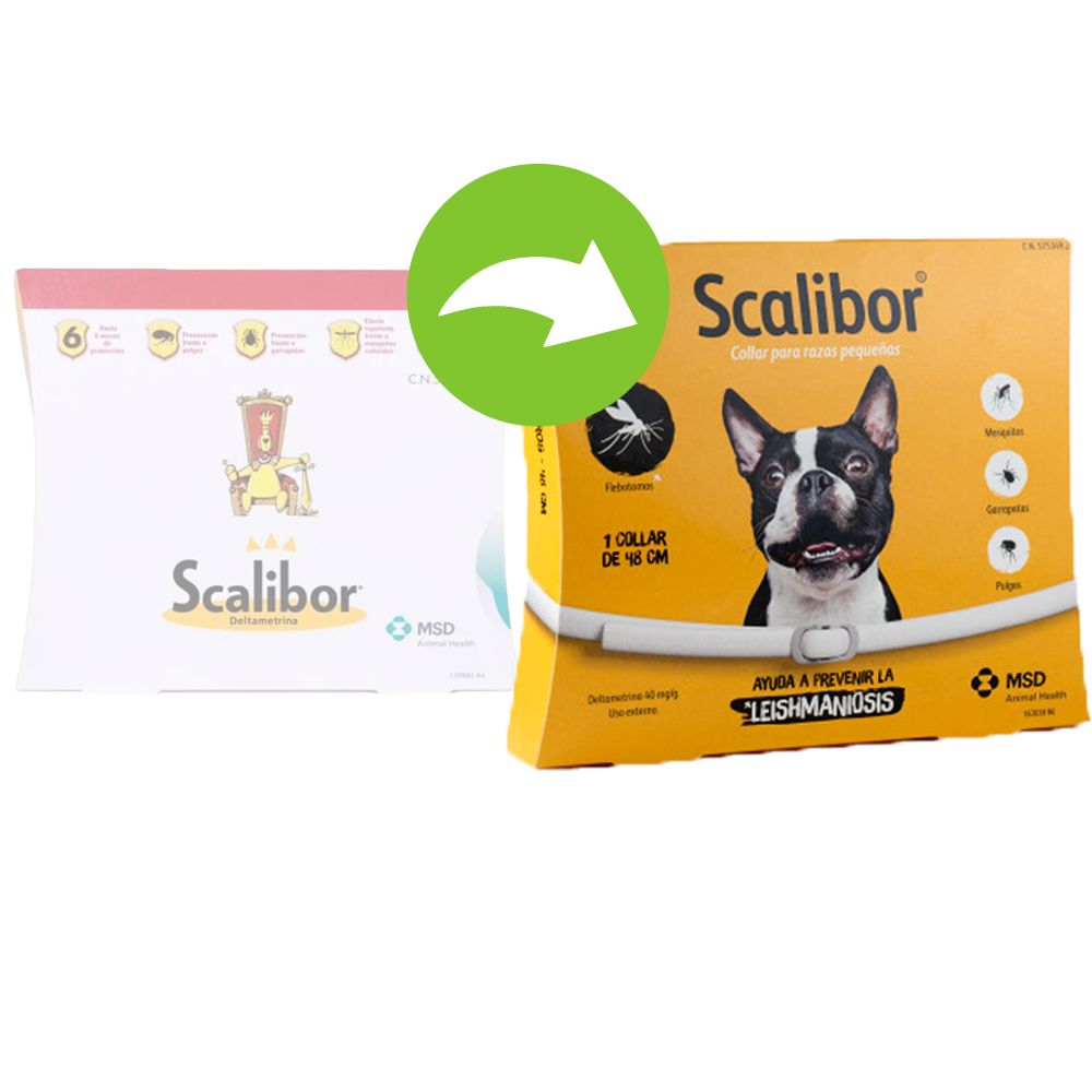 Image of Scalibor® collar antiparasitario para perros - 2 x 48 cm para perros pequeños y medianos 08713184000484