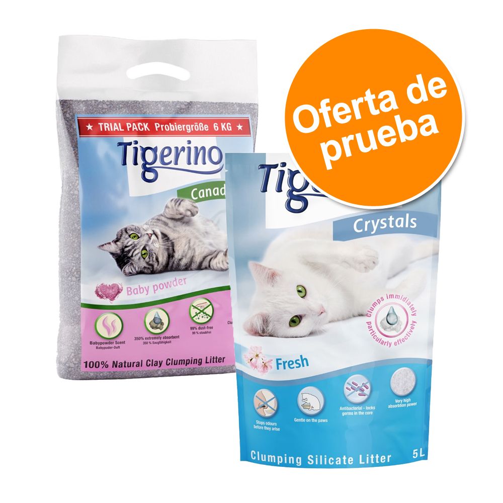 Image of Tigerino aglomerante: Canada + Fresh - Pack de prueba ¡con gran descuento! - Tigerino Canadá 6 kg + Tigerino Fresh 5 l 04260358511894