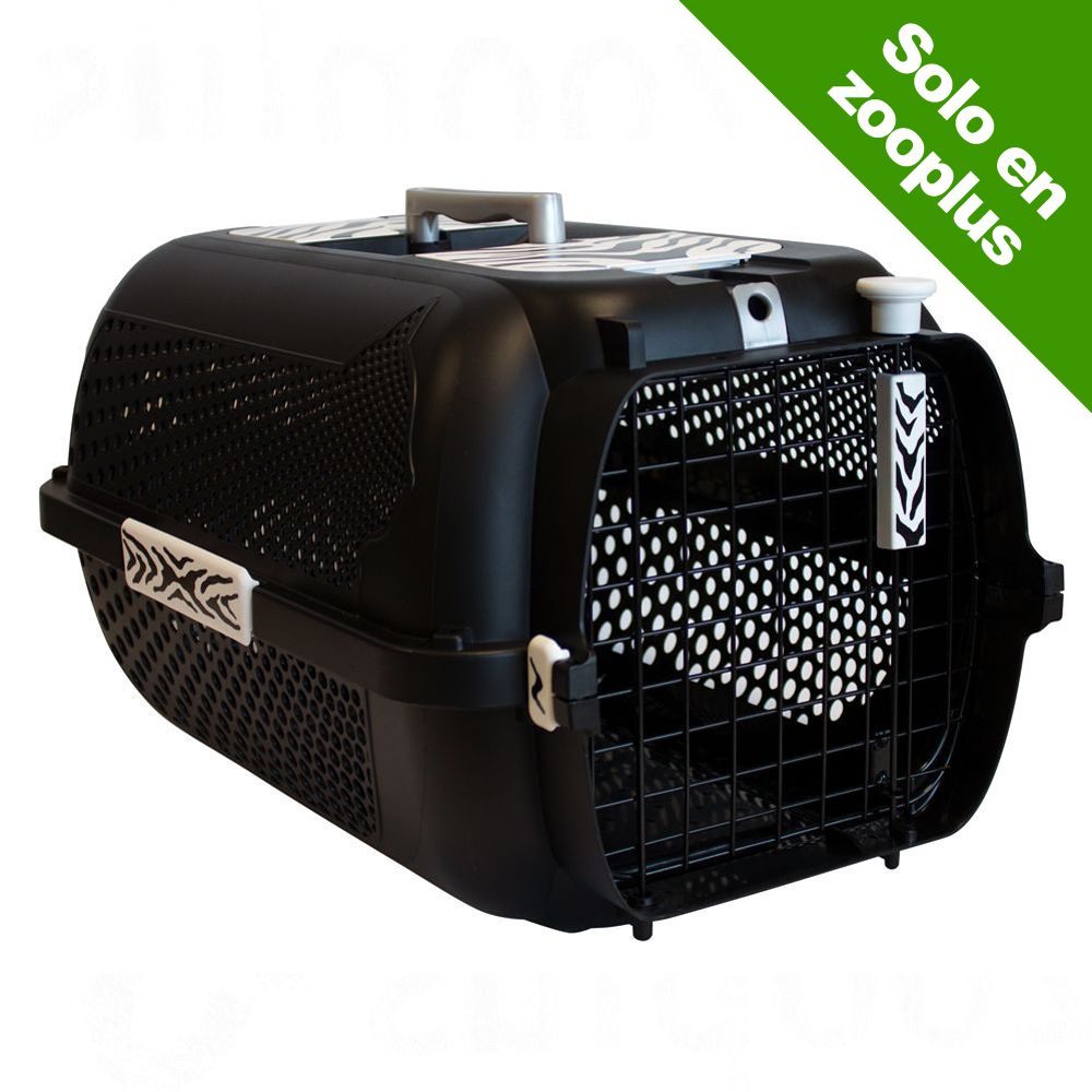 Image of Transportín Catit White Tiger Voyageur Black - 57 x 38 x 31 cm (L x An x Al) 00022517508985