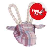 Gioco per cani TIAKI giraffa con corda