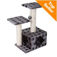 Tiragraffi Trixie Valencia - grigio - fantasia a zampine