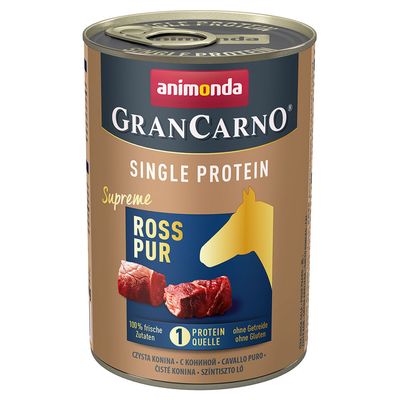 - Multipack Animonda GranCarno Adult Single Protein Supreme 24 x 400 g Multipack Animonda GranCarno Adult Single Protein Supreme 24 x 400 g