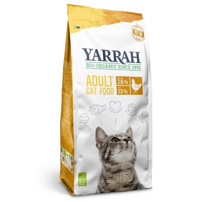 Yarrah Biologisch Adult Kattenvoer Met Kip 800 yarrah kopen in de aanbieding
