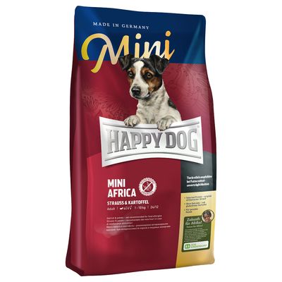 Happy Dog Supreme Mini Africa Hondenvoer Dubbelpak 2 X 4 Kg happy dog supreme sensible kopen in de aanbieding