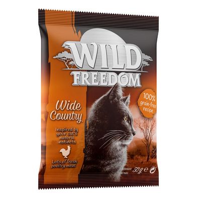 - 3 x 50 g Wild Freedom Adult "Wide Country" - Geflügel zum Sonderpreis 3 x 50 g Wild Freedom Adult "Wide Country" - Geflügel zum Sonderpreis