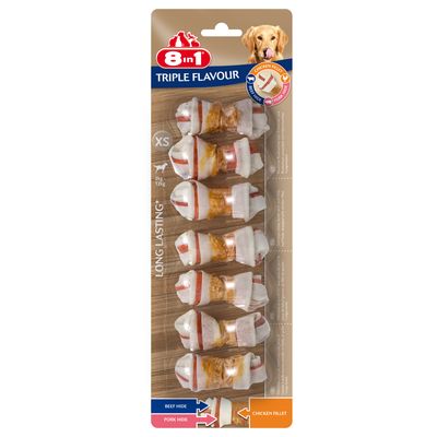 8In1 Triple Flavour Kauwbotten Xs 98 G 7 Stuks 8in1 kopen in de aanbieding 8In1 Triple Flavour Kauwbotten Xs 98 G 7 Stuks 8in1 kopen in de aanbieding