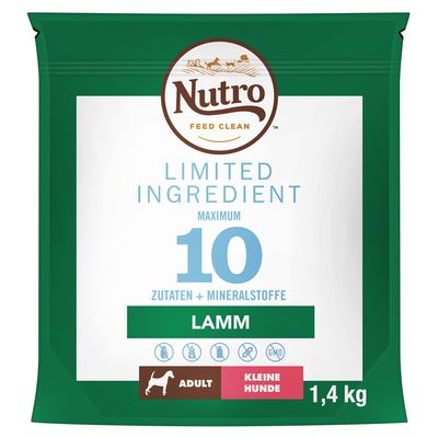 - Nutro Hund Limited Ingredient Adult Small Lamm Nutro Hund Limited Ingredient Adult Small Lamm