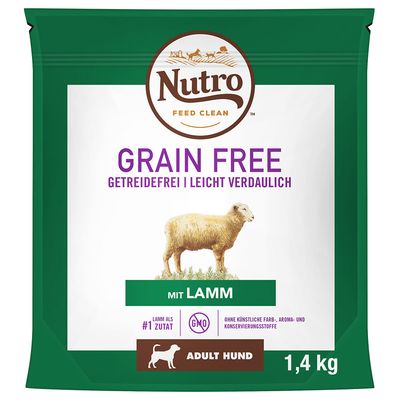 Nutro Grain Free Adult Lam Hondenvoer 14 Kg nutro kopen in de aanbieding