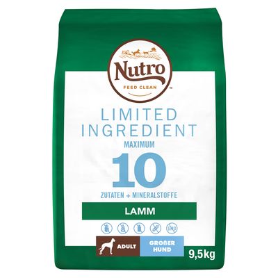 - Nutro Hund Limited Ingredient Adult Large Lamm Nutro Hund Limited Ingredient Adult Large Lamm