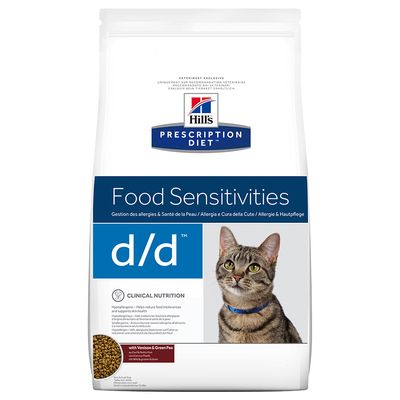 - Hill's Prescription Diet d/d Food Sensitivities Katzenfutter mit Wild & grünen Erbsen Hill's Prescription Diet d/d Food Sensitivities Katzenfutter mit Wild & grünen Erbsen