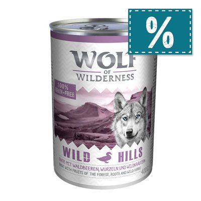 - Wolf of Wilderness Einzeldose 1 x 400 g Wolf of Wilderness Einzeldose 1 x 400 g