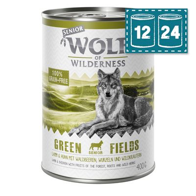 - Sparpaket Wolf of Wilderness Senior "Green Fields" - Lamm Sparpaket Wolf of Wilderness Senior "Green Fields" - Lamm