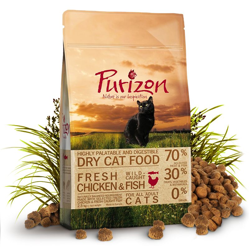ALTERNATIV: Purizon Adult Huhn & Fisch - getreidefrei - 2,5 kg