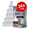 Happy Cat Buste Meat in Sauce 24 x 85 g  - Anatra di campagna