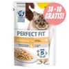 38 +10  gratis! 48 x 85 g Perfect Fit Buste - Adult 1+ selezione mista