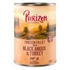 Purizon Adult 6 x 400 g Alimento umido per cani - Selvaggina & Coniglio con zucca e mirtilli rossi