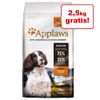 5 kg + 2,5 kg gratis!  7,5 kg Applaws Crocchette per cani - Puppy Small & Medium Breed - Pollo