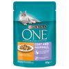 Purina ONE Coat & Hairball  - 6 x 85 g con Pollo e Fagiolini