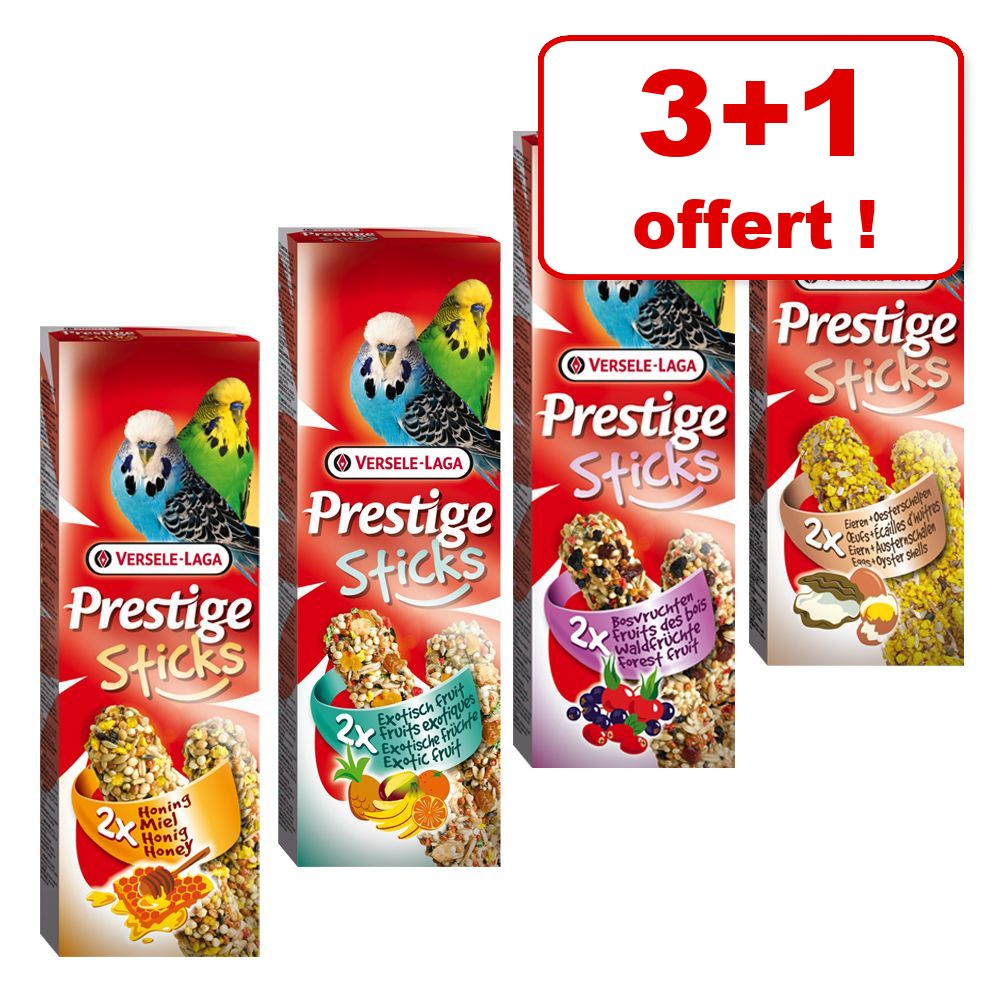 4x2 bâtonnets (240g) Prestige Sticks Versele-Laga friandises pour perruche