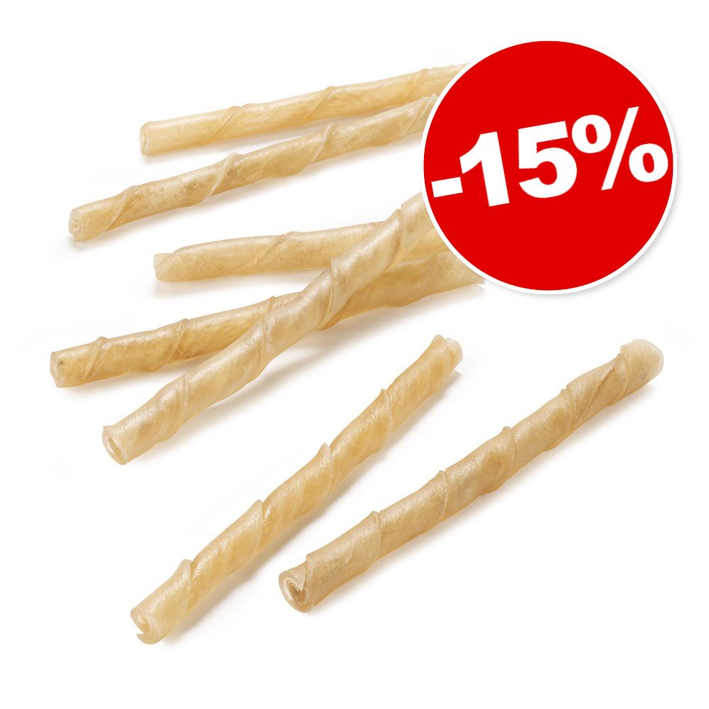 1kg Barkoo Friandises bâtonnet en peau de boeuf à mâcher pour chien