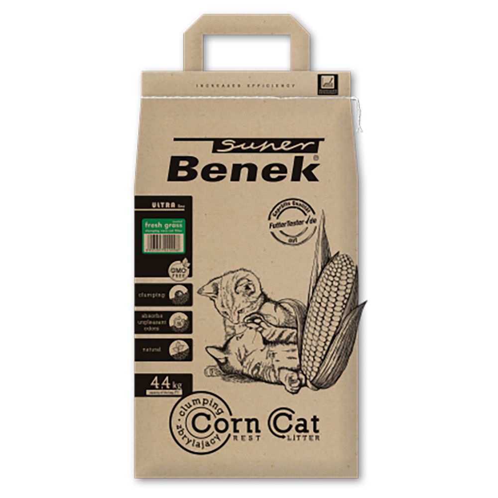 Super Benek Corn Cat Ultra Frisches Gras.- 7 l (ca. 4,4 kg)