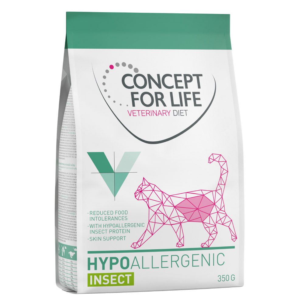 3kg Hypoallergenic Insect Concept for Life Veterinary Diet Katzenfutter trocken