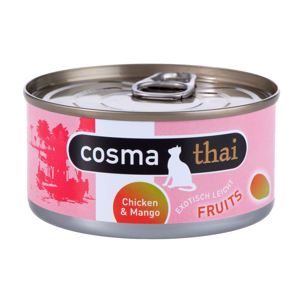 Cosma Thai/Asia în gelatină 6 x 170 g - Pachet mixt fruits