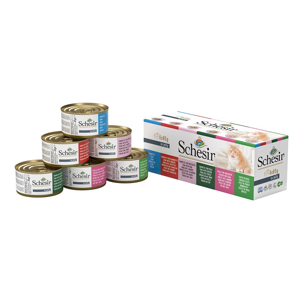 Schesir i gelé 6 x 85 g – Tonfisk & kummelfisk