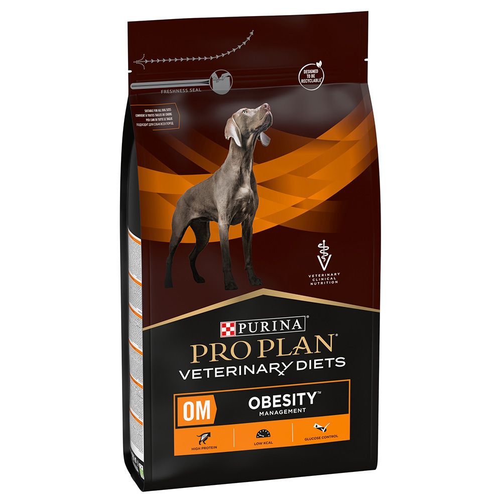 2x 12kg Veterinary Diets OM Obesity Management PURINA PRO PLAN Hundefutter trocken