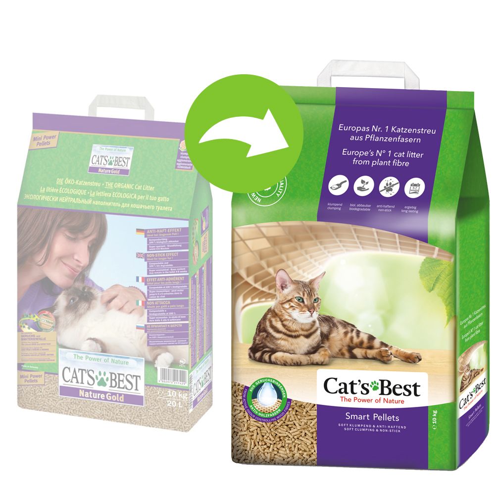 Cat�s Best Nature Gold / Smart Pellets Katzenstreu - 20 l (ca. 10 kg)
