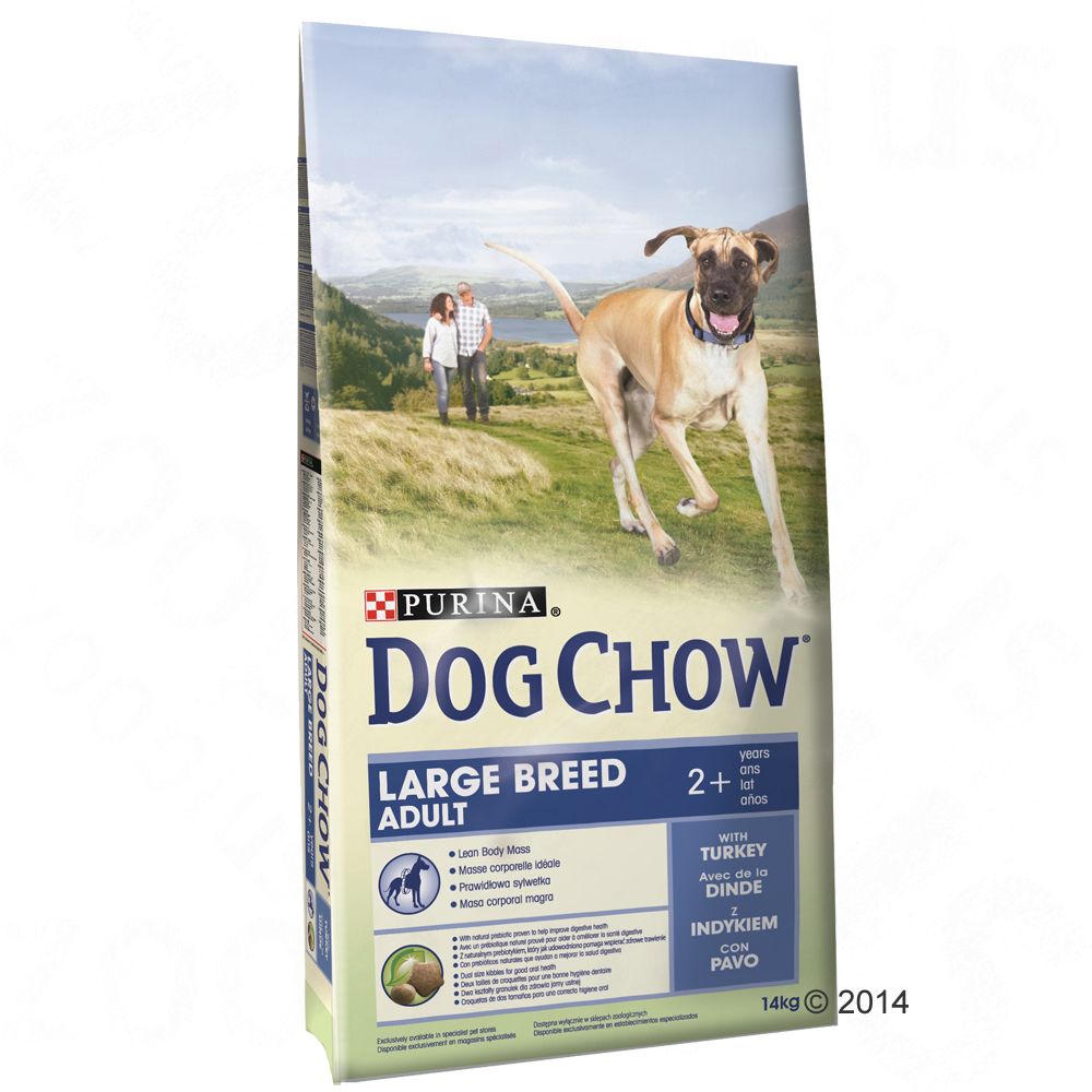 Image of Purina Dog Chow Adult Large Breed con pavo - 14 kg 07613034487926