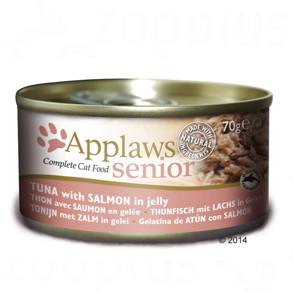 Applaws Senior Cat Food 70g - Senior Tuna with Salmon 24 x 70g