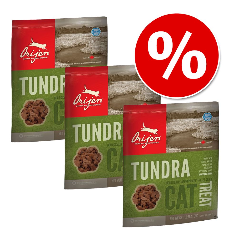 Image of Orijen 3 x 35 g snacks para gatos - Pack Ahorro - Original 00064992682354