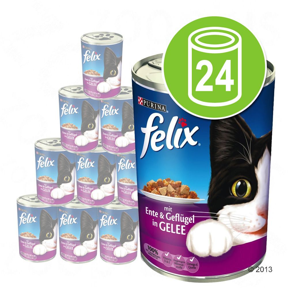 Image of Felix bocaditos 24 x 400 g - Pack Ahorro - Conejo y pollo en salsa 04000487597808