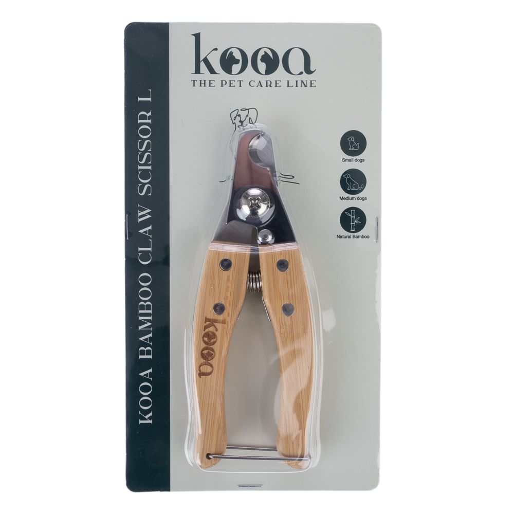 kooa Bambus-Krallenschere L 15,4x5,4x1,4cm Hund & Katze