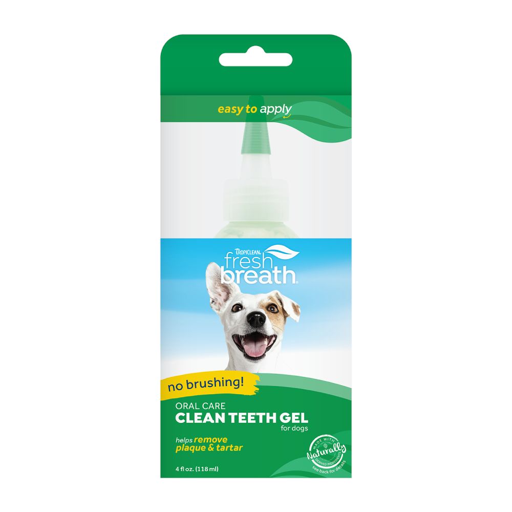 118ml TropiClean Fresh Breath Clean Teeth Zahnpflege-Gel für Hunde