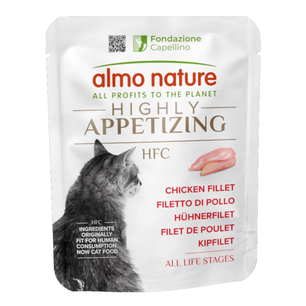 6x50g Almo Nature HFC Highly Appetizing Makrele Katzenfutter nass