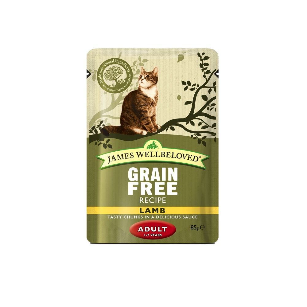 Image of James Wellbeloved Adult Cordero en sobres - 12 x 85 g 09003579310533