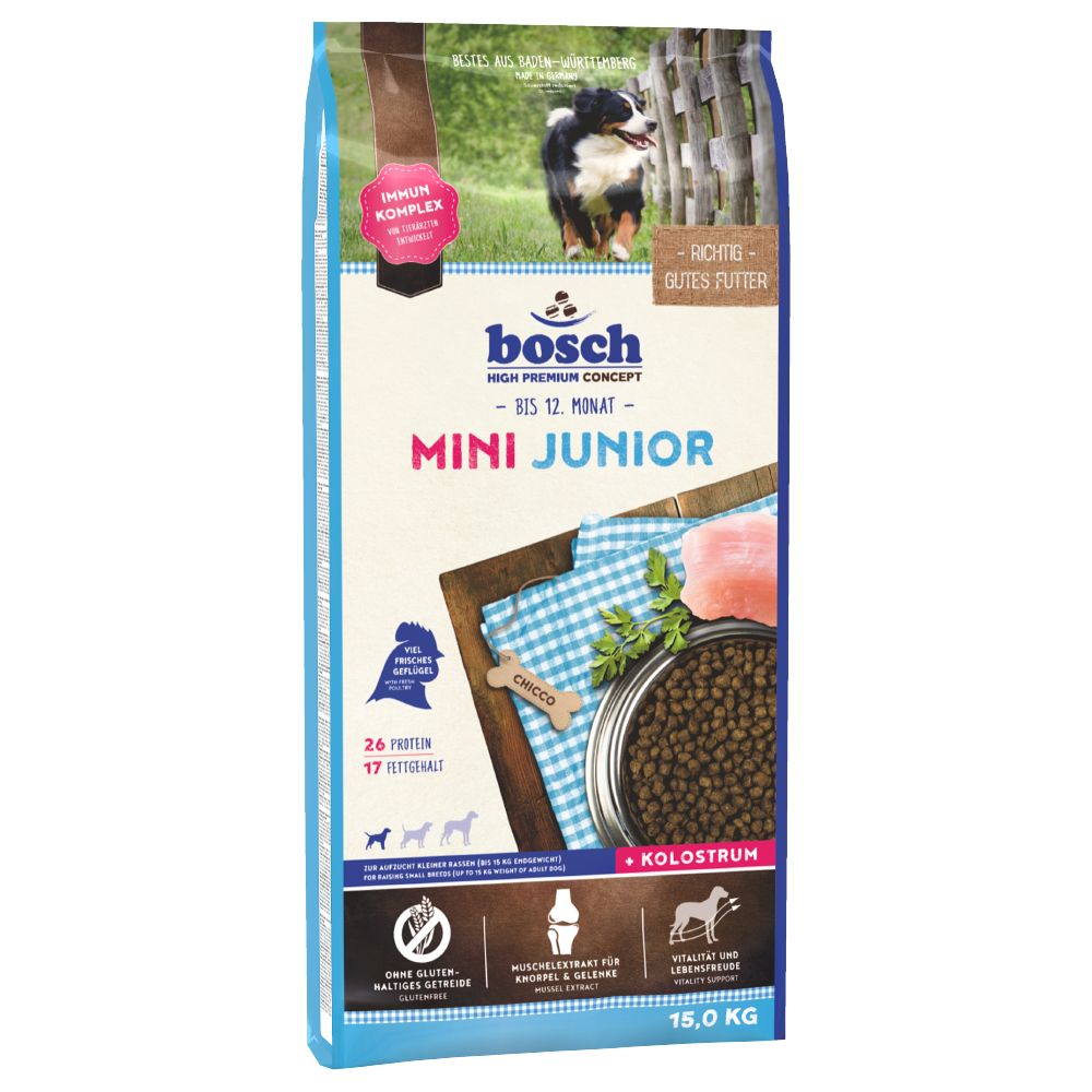 Bosch High Premium concept Pachet economic: 2 x  saci mari - Mini Junior (2 15 kg)